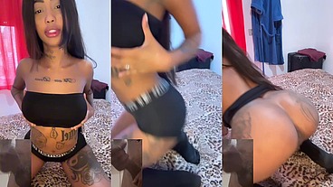 Putinha me ligou de chamada de vídeo, pra ver meu pirocao jogando leite