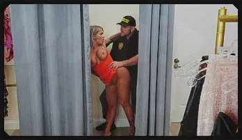 Hot Blonde Hayley & JMac’s Steamy Store Tryst