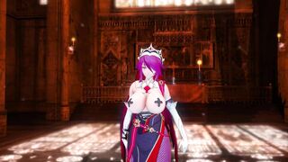 Mmd Genshin Impact Rosaria Full of Milk Sexsual 3d Animated