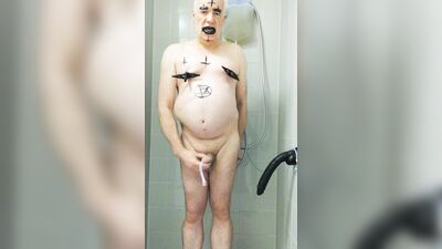 Satan slave Gerard undergoes a pure enema treatment part 3