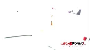 Tattooed Stripper Amel Annoga gets a 3on1 Airtight Double Penetration!