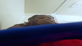 Giantess Catches Teenie on Boat in her Bath POV 4k