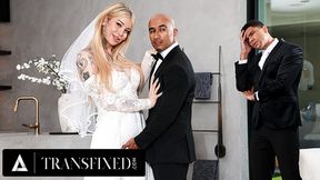 Trans - Gorgeous Trans Bride Gracie Jane Cheats With Her Man Of Honor Just Before Her Wedding