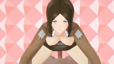 Mikasa, the Annie-like Titan, gets a hardcore anal pounding in Shingeki no Kyojin - AnonBluna's creamp