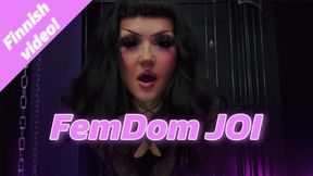 POV: Jäit kiinni runkkaamisesta! (Finnish FemDom JOI-video)
