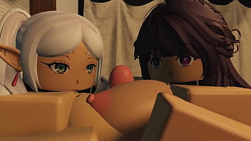 Fern & Frieren submit to breeding on a condo