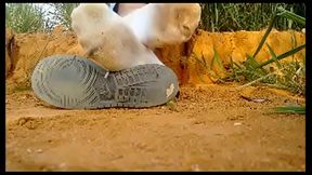 meus nike sujos suados meias p&eacute_s sujos com muito chule