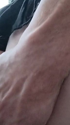 CD Strips Dress Teases in Sheer Black Lingerie