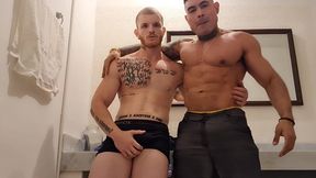 3 malhados se pegando e se chupando