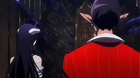 Japanese Otaku Fantasy – Overlord Anime Couple Engage in steamy Hentai Session