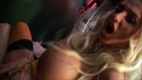 horny whores in lingerie, amy azurra, loona luxx, and nataly d angelo, push aside their...