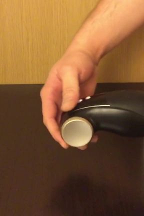 Triple Cumshot in My Hotel Room Using Fun Factory Glans Vibrator