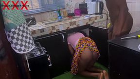 Raunchy Ghana teen's secret&#x1F92B; sex escapade: big cock&#x1F346; invasion in a hidden closet