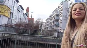 GERMAN SCOUT - TINY HUGE TITS TEEN SHORTY EYE ROLLING ORGASM SEX AT FIRST DATE