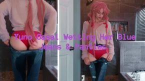 Yuno Gasai Wetting Her Jeans & Panties