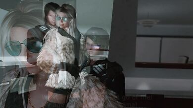 Skyrim milf wife gets ntr fucked cowgirl style by old grandma