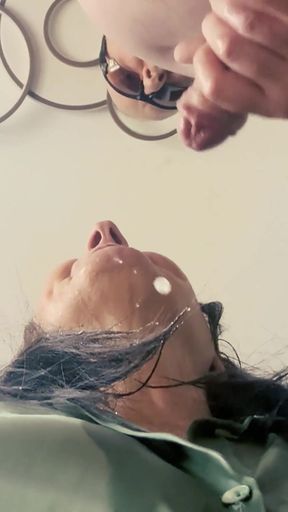 A Piss and Cum Rainshower - Ithastopeefun   Clip 1