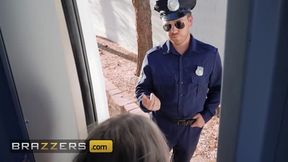 Rocky Has Some Car Squirting Action With Kaiia & Get Caught By Kyle The Cop