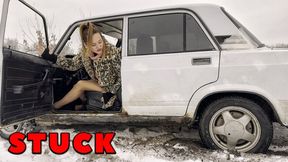 VIKA GOT STUCK IN THE SNOW IN A VAZ 2107_FHD1080 PRO RES HDR (full video 40 min)