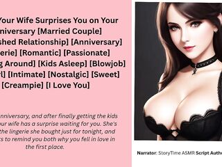 F4M "Your Wife Surprises YOU on Your Anniversary"