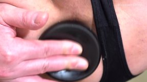 Close-up of sissys anal opening