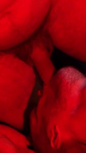 Amazing gay 3some in a gay club