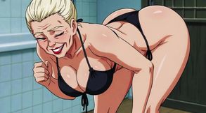 Ai Bathroom Scenes Teasing Shaking Ass