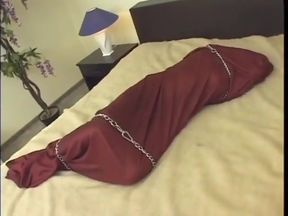 Darkhaired Mistress Miu Lee Likes to Rub Her Pussy with Dildo While Her Friend Alexa Weix Is Lieing Tied