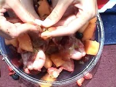 Amateur Foot Fetish Girlfriend Sucks and gives a Footjob