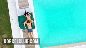 DorcelClub: Sex around the pool with a busty MILF