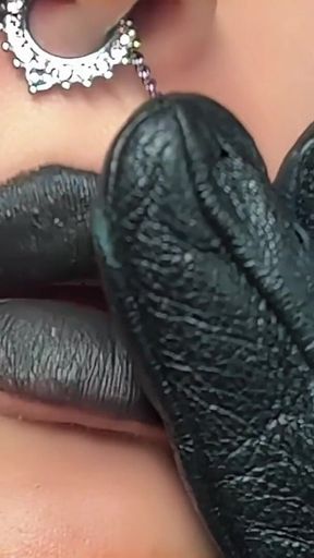 Dirty Talking Sissy Whore Close up Smoking and Lips Fetish