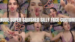 4K Ziva Fey - Nude Super Squished Silly Face Custom!