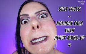 Silly Faces - Natural Face with Heavy Make-up 4