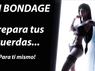 JOI AutoBondage. Correa, nudos y ataduras en tu cuerpo.