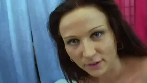 A hot woman gives a deepthroat blowjob to his hard cock while he fingers