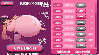 MAKE HER BELLY GROW THROUGH CLICKING