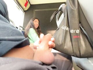 A stranger jerked off and sucked my penis in a public bus full of people