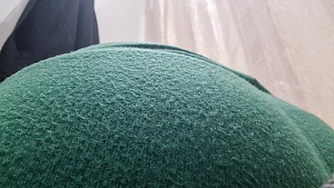 Greasy milf farts thong and hairy pussy