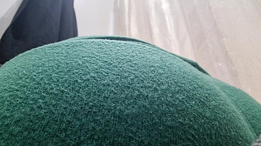Greasy milf farts thong and hairy pussy
