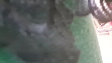 Greasy milf farts thong and hairy pussy