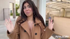 Molly Smith's sultry Latina hardcore allure radiates with raw, model charm