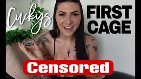 Cuckys first cage (censored)