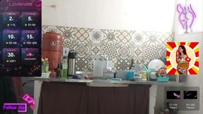 Hot Sex in the Kitchen with Vanesinha Mike