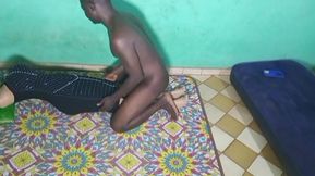 Black African fucks a white French girl