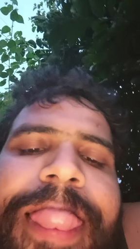 When I first saw the hot girls outside, I couldn't control my land.