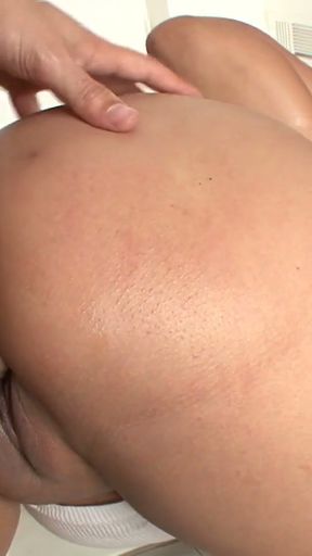 Big Asia girl sits down with her big ass on his hard pipe   Clip 3