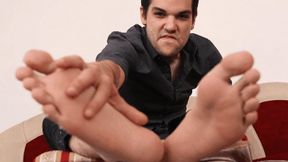 I piedi di Victor dopo una camminata – Victor’s soles after a walk