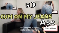 Cum on my jeans ass (english subtitel)