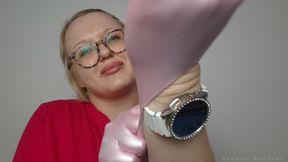Doctor Does a Covid and Flu Swab Test to Herself; Doctress Madame Madomme
