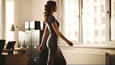 Erotic Fantasies in the Office Full Movie - AI Generated Animation